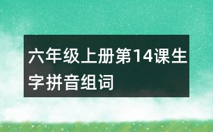 六年級(jí)上冊(cè)第14課生字拼音組詞