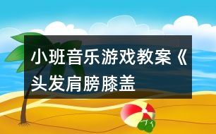 小班音樂游戲教案《頭發(fā)、肩膀、膝蓋、腳》反思