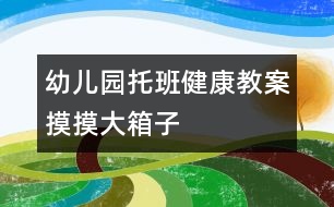 幼兒園托班健康教案：摸摸大箱子