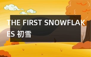 THE FIRST SNOWFLAKES （初雪）