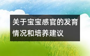 關于寶寶感官的發(fā)育情況和培養(yǎng)建議