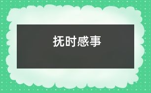 撫時(shí)感事