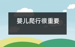 嬰兒爬行很重要