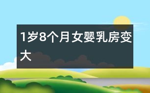 1歲8個(gè)月女?huà)肴榉孔兇?></p>										
													說(shuō)起性早熟，大家都知道是孩子出現(xiàn)第二性征。但昨天網(wǎng)友“音樂(lè)魚(yú)”說(shuō)，她家的寶寶，才一周八，竟然也出現(xiàn)了第二性征發(fā)育——乳房變大。<p>　　網(wǎng)友“音樂(lè)魚(yú)”說(shuō)，女兒一周八了，十多天前卻發(fā)現(xiàn)，寶寶右側(cè)的乳腺開(kāi)始發(fā)育了，達(dá)三厘米，左側(cè)則正常。乳腺發(fā)育，這本是在青春期的女孩才發(fā)生的事情，怎么會(huì)出現(xiàn)在一歲多的寶寶身上呢？</p><p>　　這個(gè)問(wèn)題在本報(bào)兒童健康群里，可是大家討論的焦點(diǎn)，為啥這么小的寶寶竟然也會(huì)出現(xiàn)性早熟呢？</p><p>　　省婦幼保健院兒科主任醫(yī)師王子敬指出，這種情況一般是假性的性早熟，屬于單純性的乳房發(fā)育，這種癥狀能在一段時(shí)間內(nèi)自動(dòng)消除，家長(zhǎng)不必過(guò)于緊張?？梢栽诩抑性儆^察一段時(shí)間，如果癥狀不見(jiàn)好轉(zhuǎn)，再帶寶寶上醫(yī)院就診。</p><p>　　王主任提到，這種假性的性早熟在小孩中間的發(fā)病率不低，有的僅僅幾個(gè)月的寶寶就會(huì)出現(xiàn)這種癥狀。</p><p>　　如果是男寶寶，家長(zhǎng)就應(yīng)該立即帶寶寶上醫(yī)院就診，有可能是因?yàn)轱B內(nèi)惡性腫瘤引起的病變。因?yàn)閲?guó)外有文獻(xiàn)認(rèn)為嬰幼兒期，特別是３歲以下孩子的性早熟患下丘腦錯(cuò)構(gòu)瘤的比例很高。</p>						</div>
						</div>
					</div>
					<div   id=