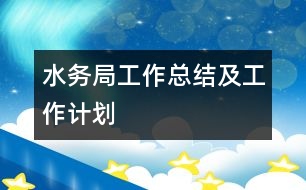 水務(wù)局工作總結(jié)及工作計劃