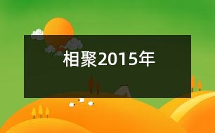 相聚2015年