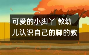 可愛的小腳丫 教幼兒認(rèn)識(shí)自己的腳的教案