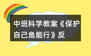 中班科學(xué)教案《保護(hù)自己“魚”能行》反思