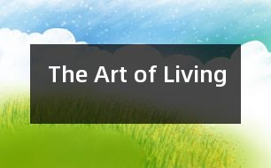 The Art of Living