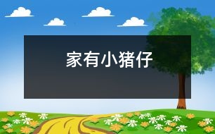 家有小豬仔