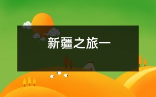 新疆之旅（一）