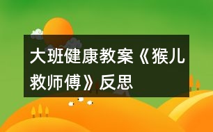 大班健康教案《猴兒救師傅》反思