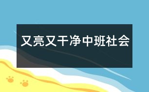 又亮又干凈（中班社會(huì)）