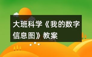 大班科學《我的數(shù)字信息圖》教案