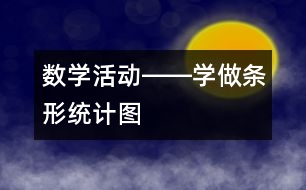 數(shù)學(xué)活動――學(xué)做條形統(tǒng)計(jì)圖