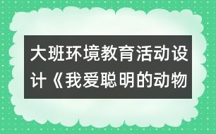 大班環(huán)境教育活動(dòng)設(shè)計(jì)《我愛聰明的動(dòng)物朋友》