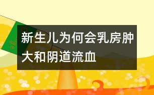 新生兒為何會乳房腫大和陰道流血