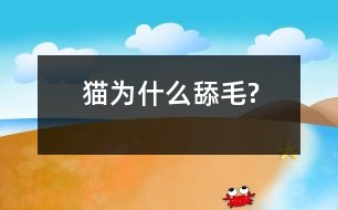 貓為什么舔毛?