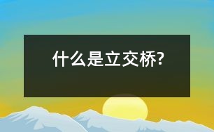 什么是立交橋?