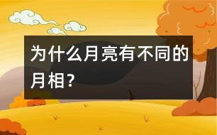 為什么月亮有不同的月相？