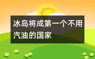 冰島將成第一個(gè)不用汽油的國(guó)家