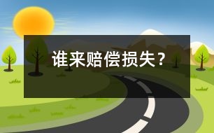 誰來賠償損失？